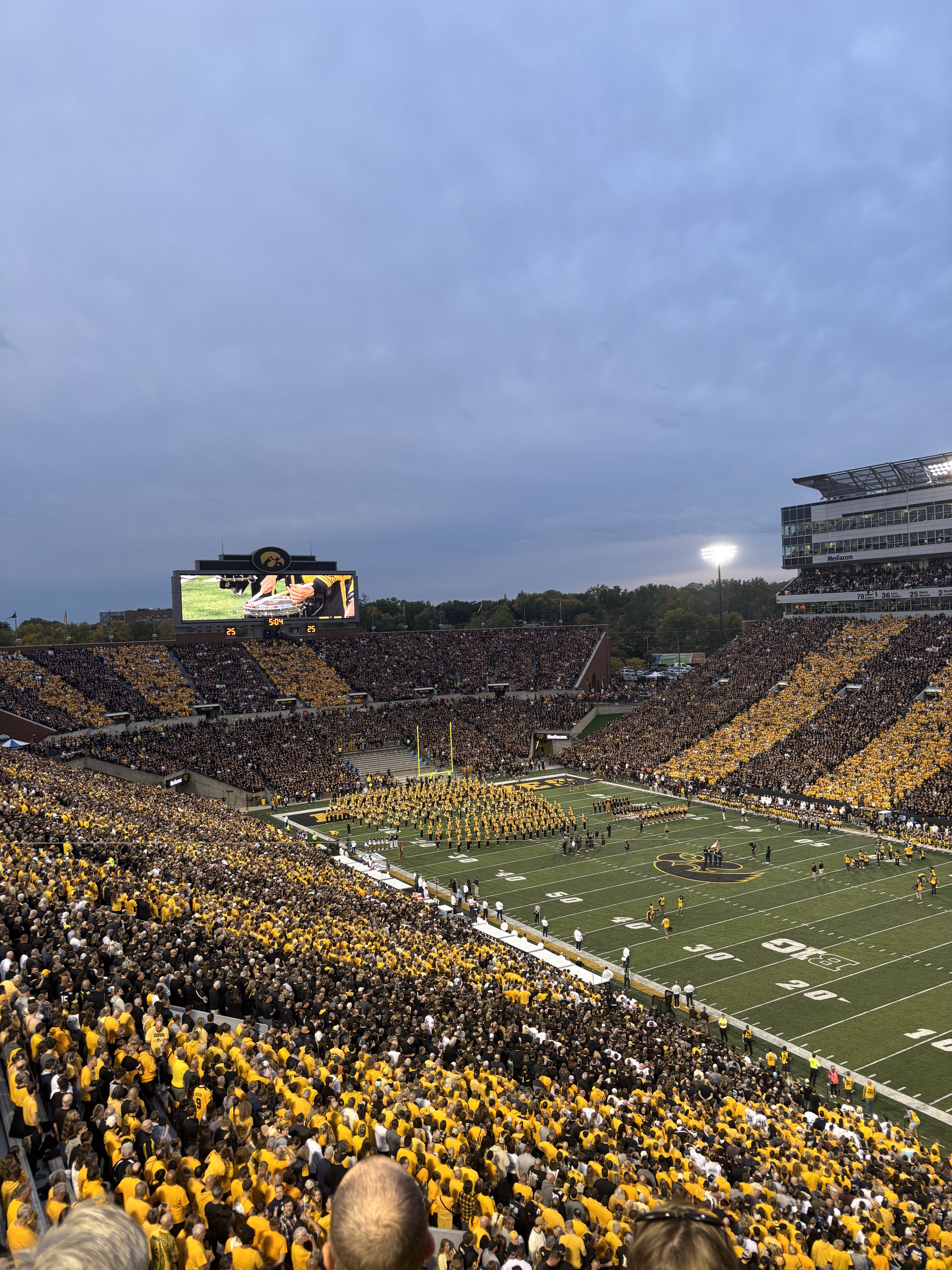 Kinnick Stadium at the University of Iowa